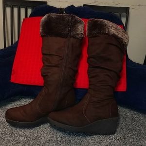 faded glory sweater boots